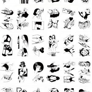 Removable sticker tattoos