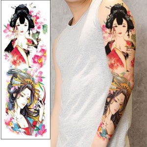 Waterproof tattoo sleeve decals