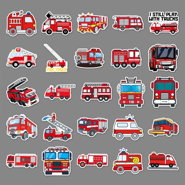 Fire rescue stickers