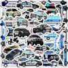 Cartoon Police Car Stickers