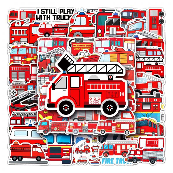 Fire department stickers