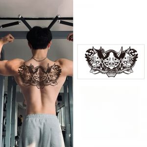 Chest Back Temporary Tattoo