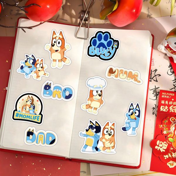 Bluey Cartoon Stickers