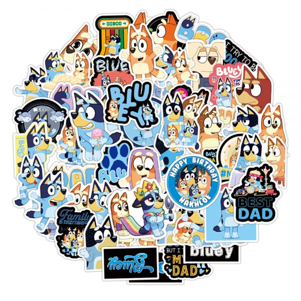 Bluey Cartoon Stickers