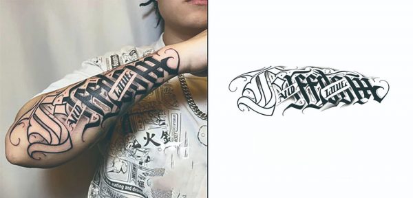 arm temporary tattoo stickers