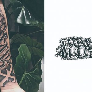 arm temporary tattoo stickers