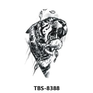 Tiger pattern fake tattoo stickers