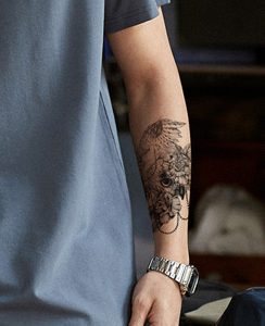 Half-Sleeve Animal Designs fake tattoo stickers