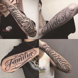 Arm temporary tattoos stickers