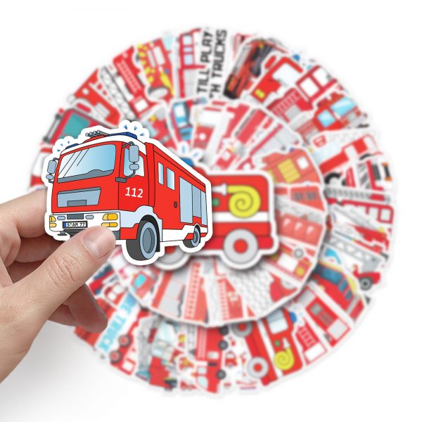 fire truck stickers