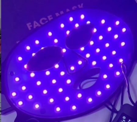 Wireless Crown Photon LED Face Mask, 8-Color Rechargeable Light Beauty Mask photo review